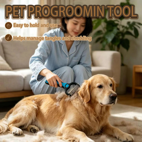 Cepillo Deslanador para Perros y Gatos