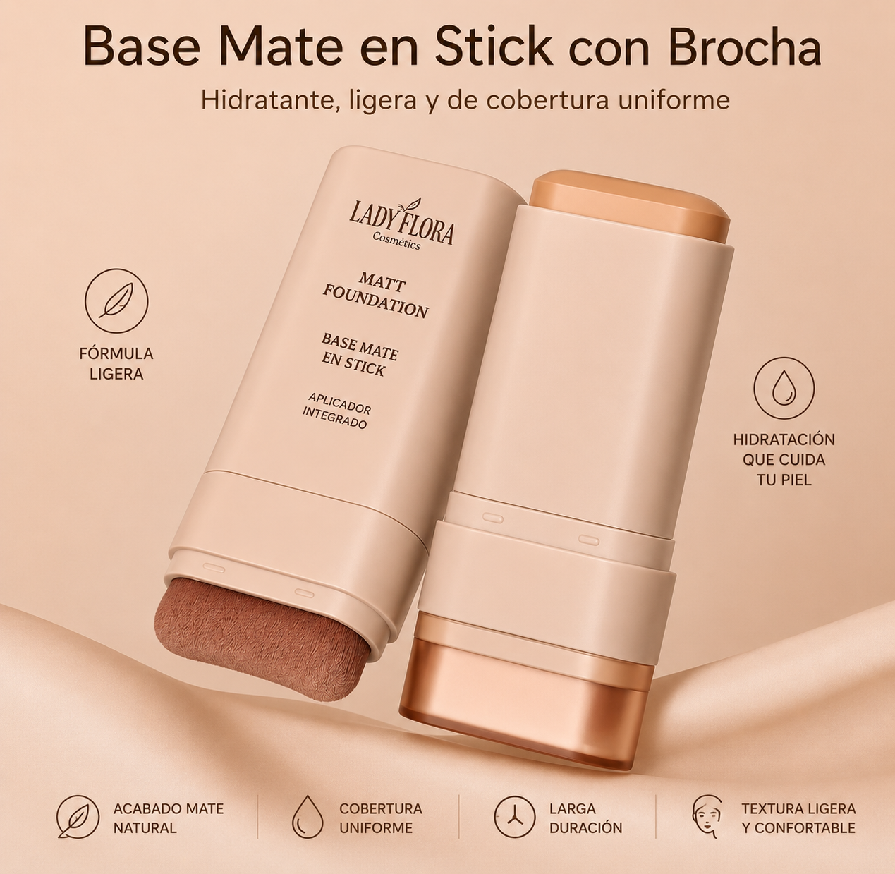 Base mágica de Maquillaje en Barra